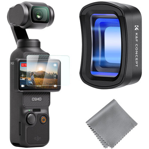 K&F Concept 1.2x Anamorphic Lens with Blue Coating for DJI Osmo Pocket 3 K&F Concept 1.2x Anamorphic Lens with Blue Coating for DJI Osmo Pocket 3